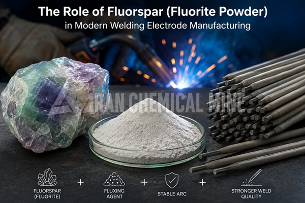 The Role of Fluorspar (Fluorite Powder) in Modern Welding Electrode Manufacturing